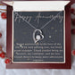 Anniversary Heart CZ Diamond Pendant Necklace