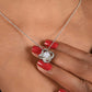 Happy Anniversary Infinity Loop CZ Diamond Necklace