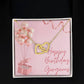"Happy Birthday Gorgeous" Interlocking CZ Diamond-Encrusted Necklace