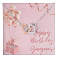 "Happy Birthday Gorgeous" Interlocking CZ Diamond-Encrusted Necklace
