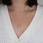Anniversary Heart CZ Diamond Pendant Necklace